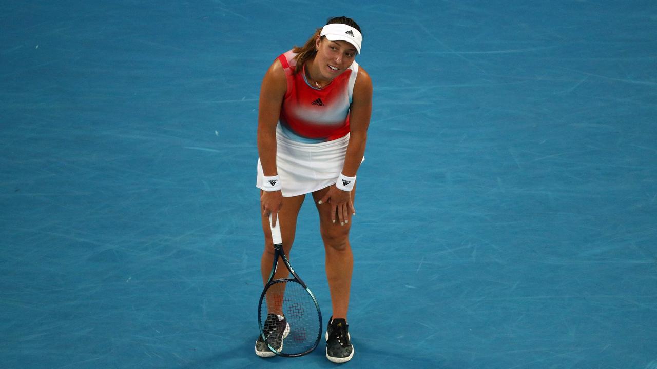 Jessica Pegula said she felt helpless playing against Australian Ash Barty. Picture: Aaron Francis / AFP