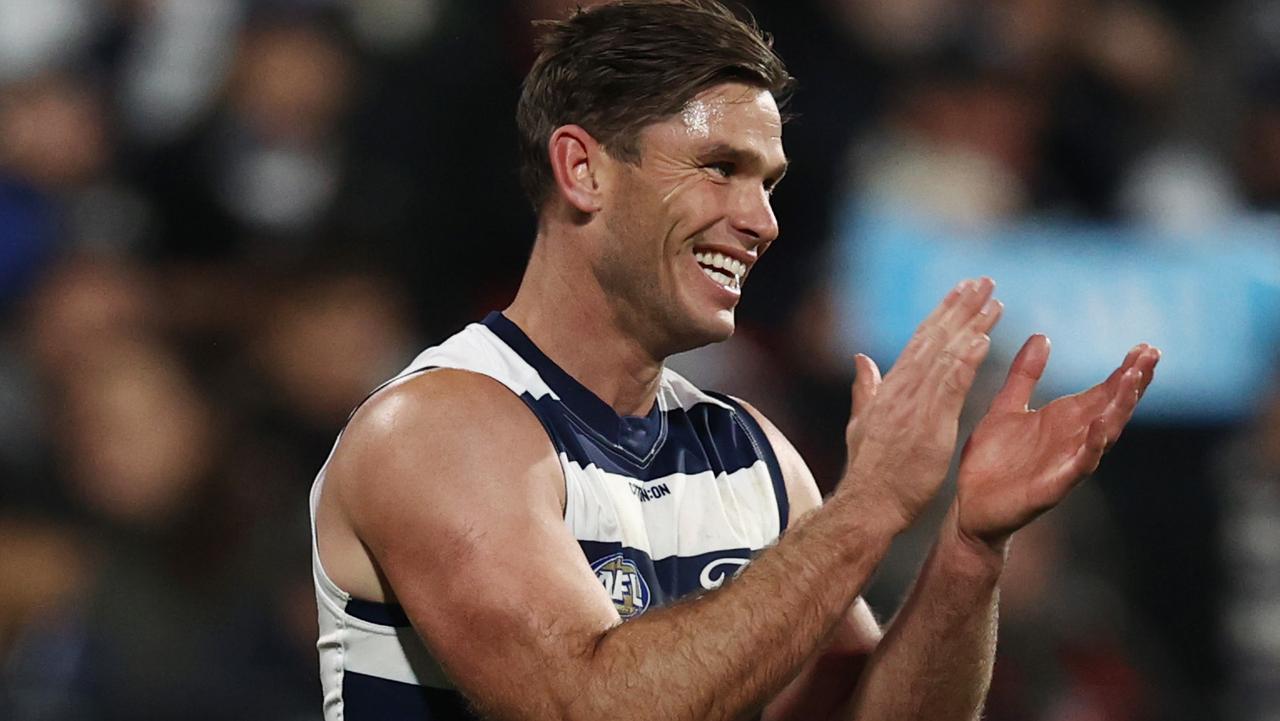 Tom Hawkins will play on at the Cattery in 2024. Picture: Michael Klein