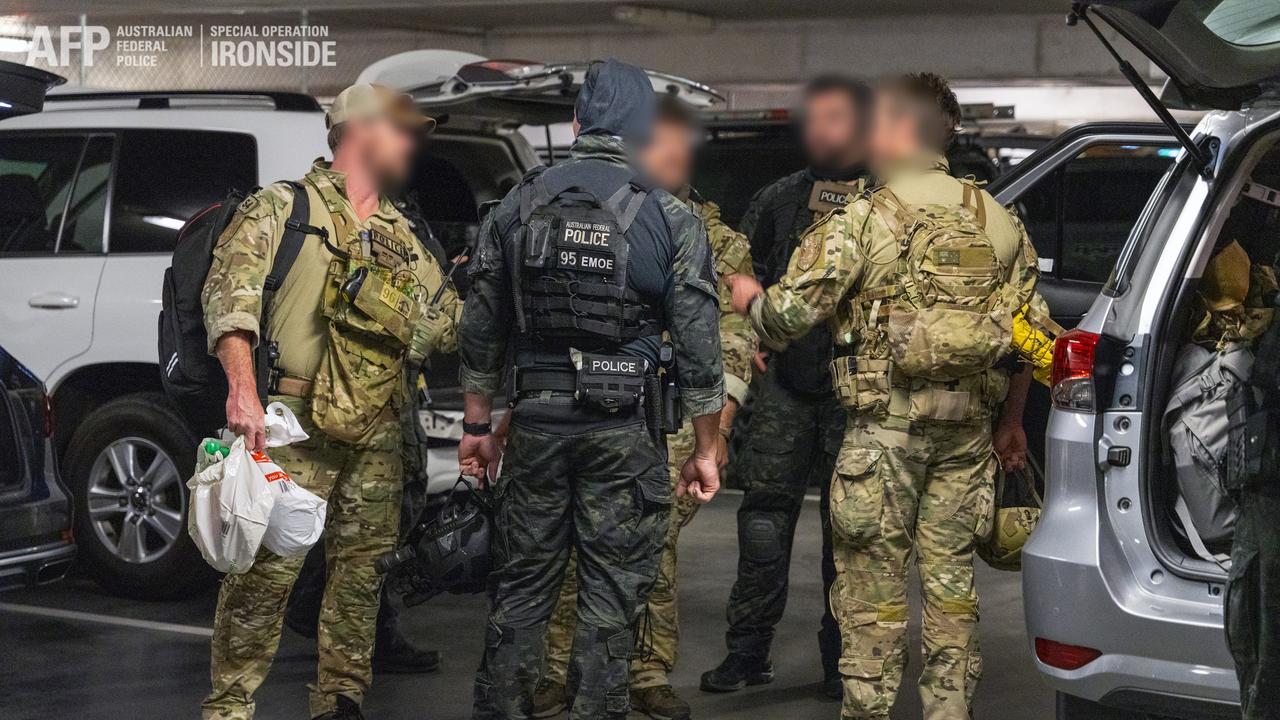 Criminal syndicates were targeted under AFP-led Operation Ironside. Picture: AFP