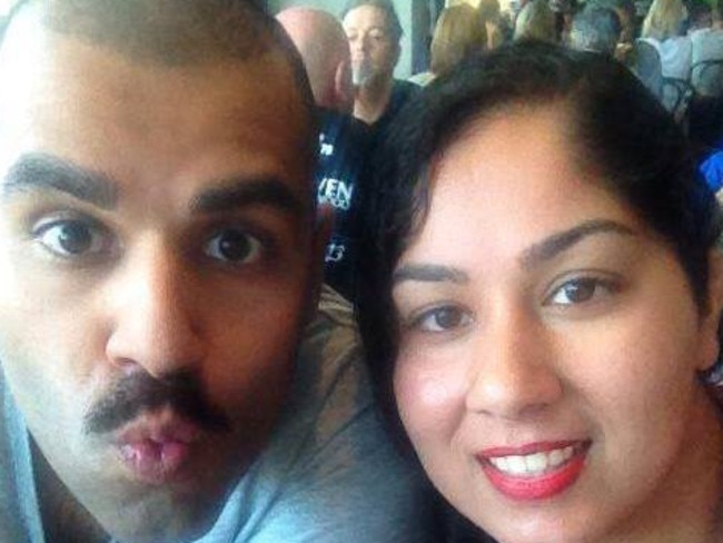 Nikita Chawla, who was allegedly killed by her jealous husband in Brunswick West, pictured with her older brother, Tarang Chawla.