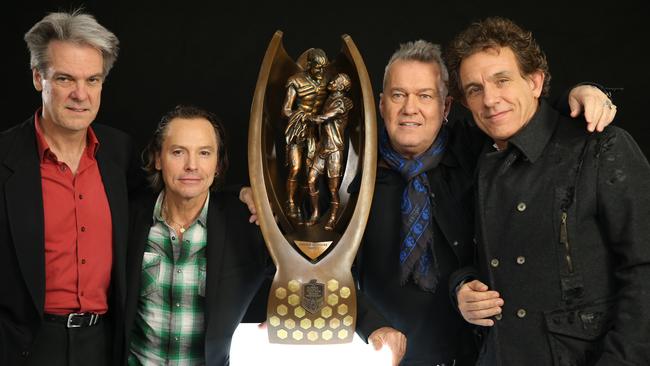 Football rocks ... Cold Chisel could be one of the first bands not to suck at a grand final. Picture: Craig Greenhill.