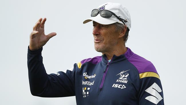 Coach Craig Bellamy has a non-compete clause in his $3 million contract with the Melbourne Storm. Picture: Daniel Pockett/Getty Images