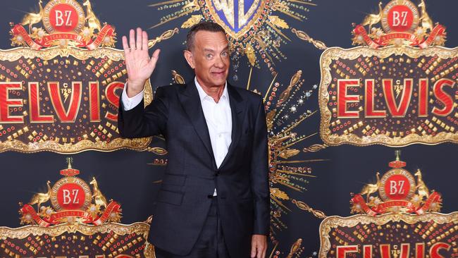 Tom Hanks attends the Australian premiere of ELVIS at Event Cinemas Pacific Fair on June 04, 2022 in Gold Coast, Australia. Picture: Chris Hyde/Getty Images