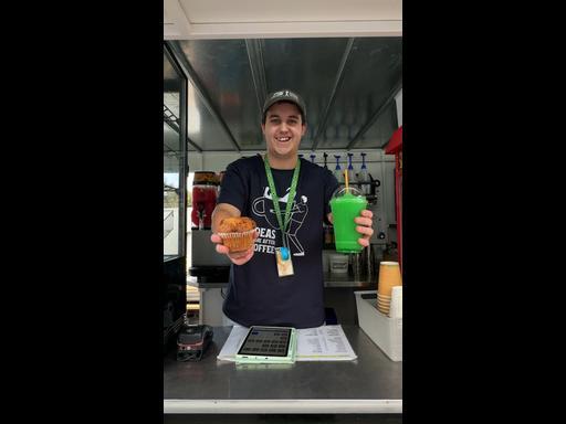 18yo Archer with autism sets up food truck at polling booth