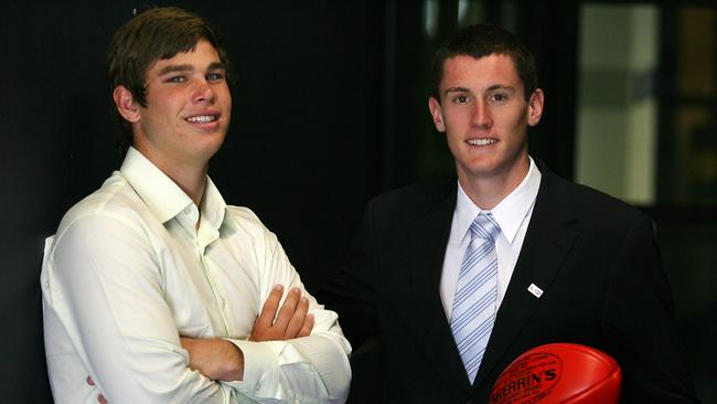 Tom Hawkins and Matthew Leuenberger. 2006 NAB AFL draft.