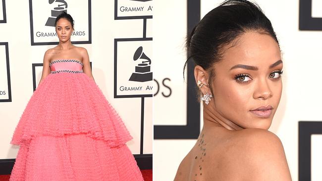 Rihanna attends the 2015 GRAMMY Awards. Picture: Getty