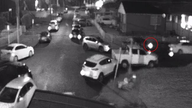 The video appears to show the moment shots were fired. Picture: NSW Police