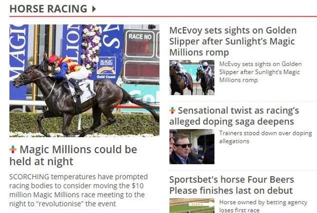 Check out the revamped Horse Racing section of The Daily Examiner, in partnership with Punters.com.au, at https://www.dailyexaminer.com.au/sport/horse-racing/. Picture: Bill North