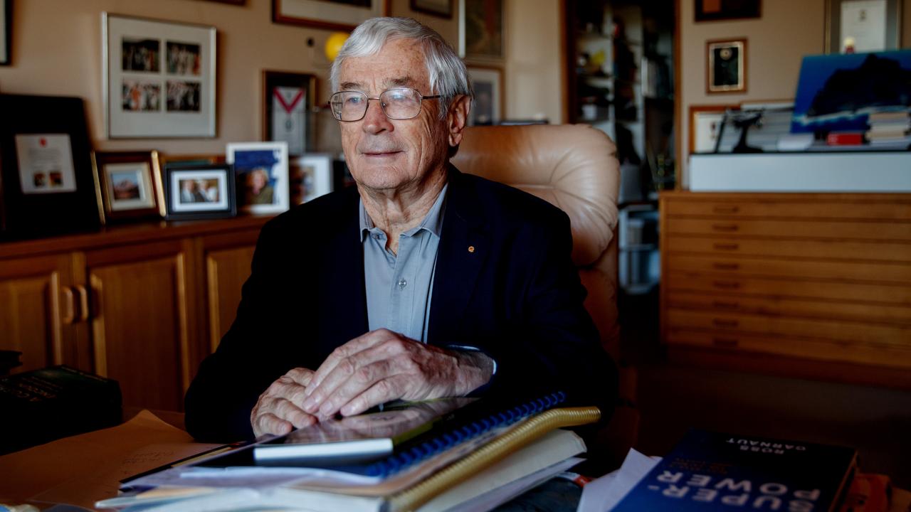 Dick Smith at home in Sydney. Picture: Nikki Short