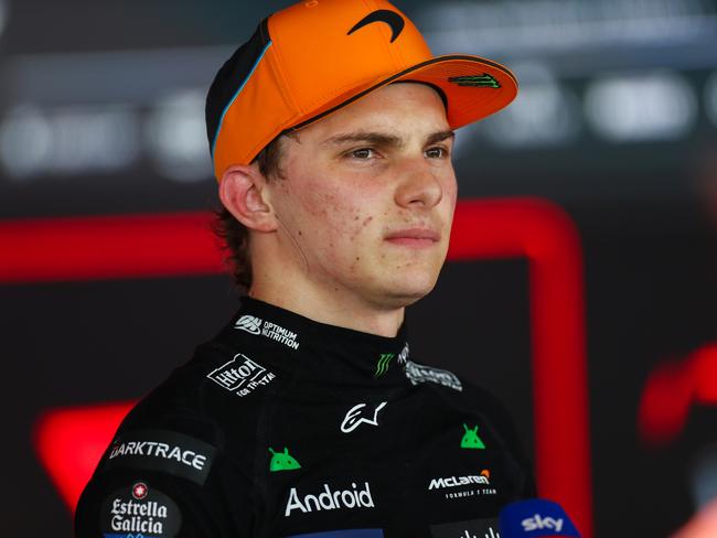 BARCELONA, SPAIN - JUNE 22: Oscar Piastri of McLaren and Australia  during qualifying ahead of the F1 Grand Prix of Spain at Circuit de Barcelona-Catalunya on June 22, 2024 in Barcelona, Spain. (Photo by Peter Fox/Getty Images)