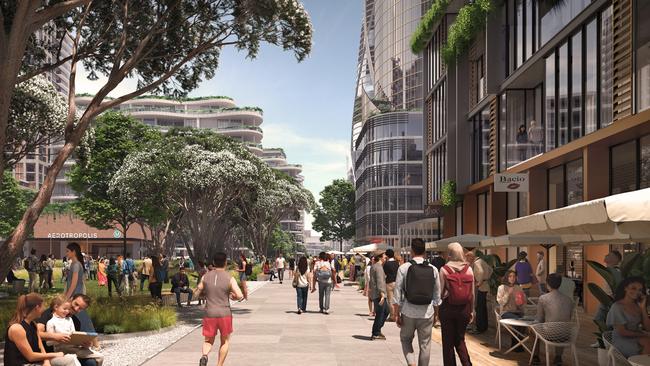 The new Bradfield City Centre Master Plan has been revealed in major step for Western Sydney Aerotropolis. Picture: Supplied