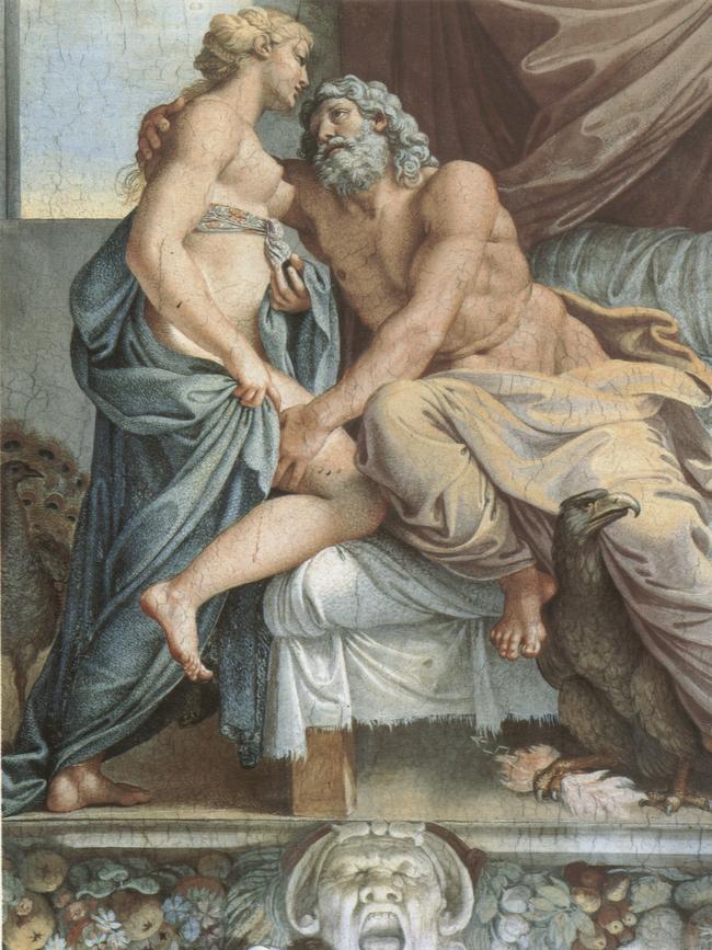 Jupiter and Juno by Annibale Carracci (1597). Courtsey Farnese Gallery Rome