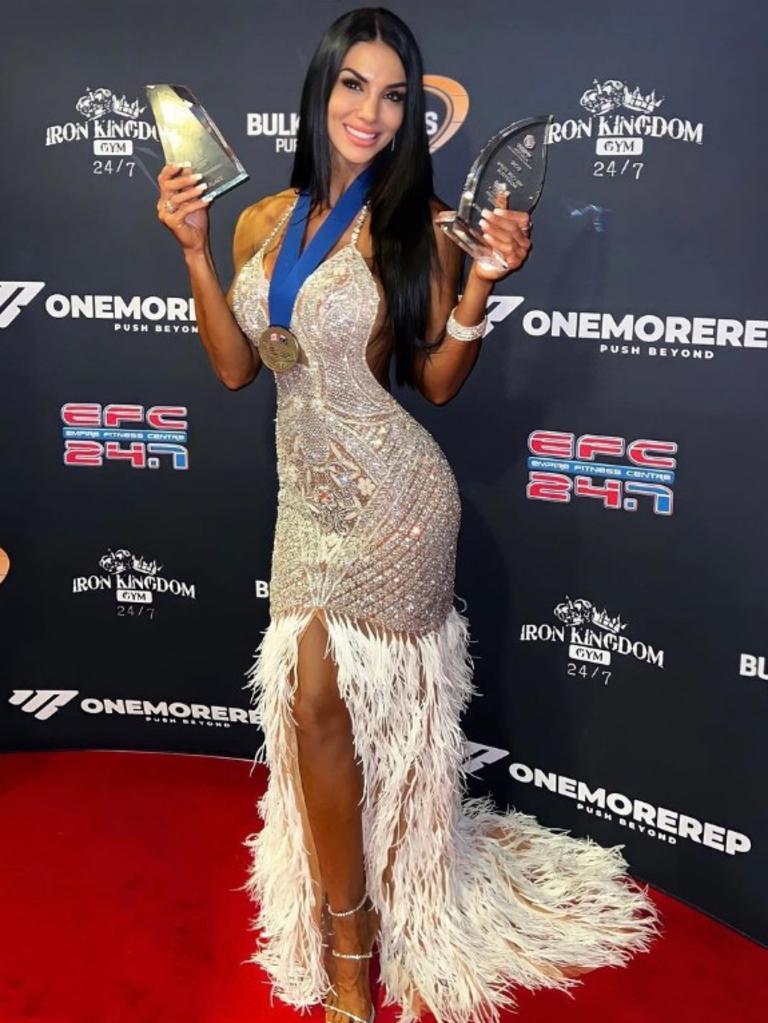 Libby Powell at WBFF 2022 2nd place bikini pro The Advertiser