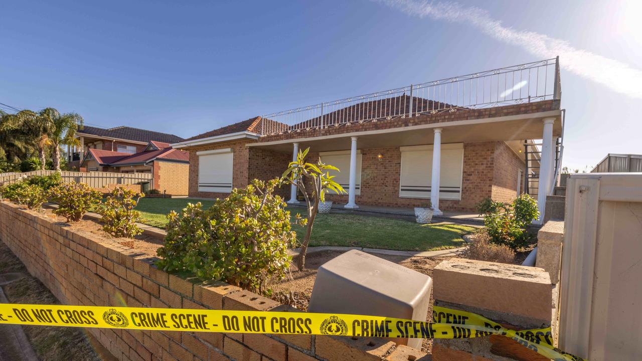 Maria Dimasi’s home for decades, where she was killed. Picture: Ben Clark