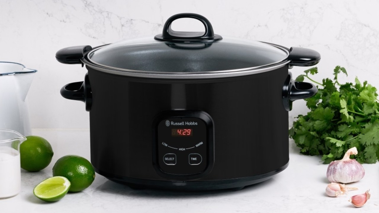 Sear and slow cook everything in one pot, thanks to this Russell Hobbs slow cooker. Picture: Target