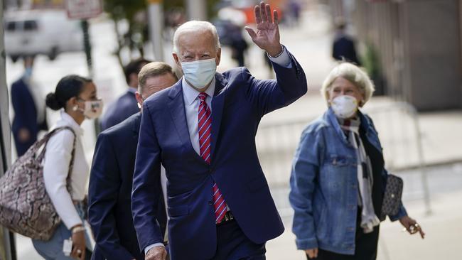 Joe Biden in Wilmington, Delaware, on Tuesday. Picture: AFP