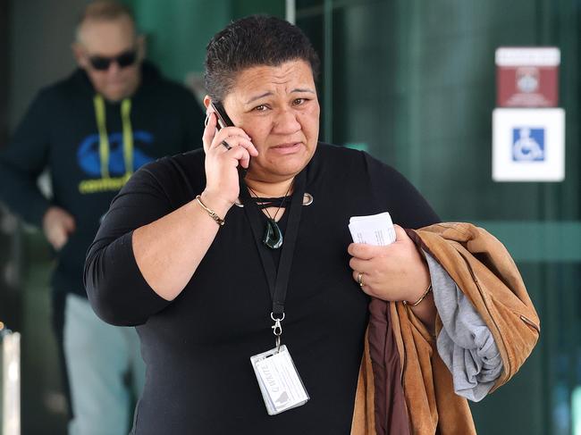 Retired police officer Audra Pollard, witness in the commission of inquiry, Brisbane Magistrates Court. Picture: Liam Kidston