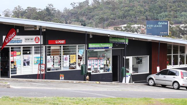 Strip of shops in Warrane where there is a new bottleshop proposal. Picture: Zak Simmonds