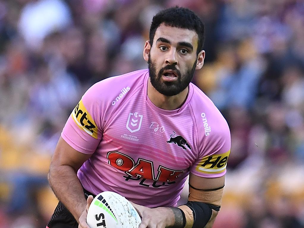 May played 21 games for the Panthers this season and came of the bench in their grand final win over the Rabbitohs. (Photo by Albert Perez/Getty Images)