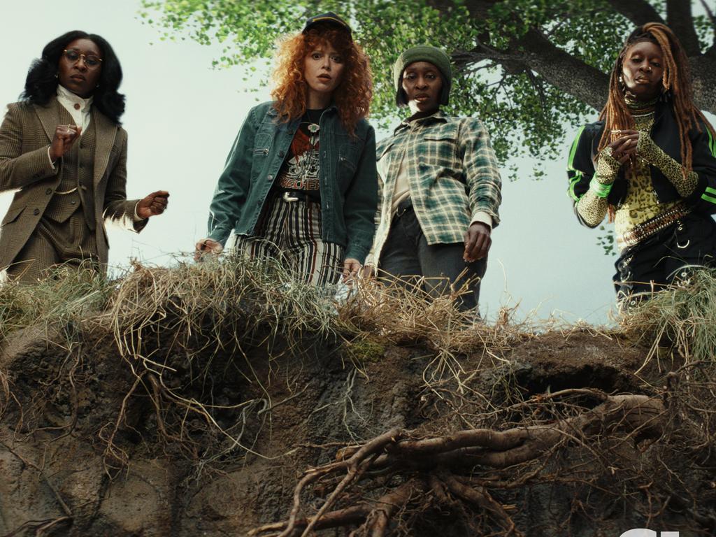 Multiple Cynthia Erivos and Natasha Lyonne in Poker Face.