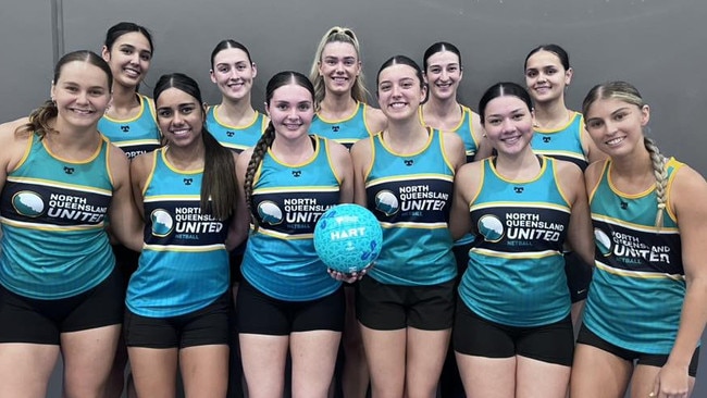 The inaugural North Queensland United squad pictured ahead of the 2025 Ruby North season. Picture: North Queensland United