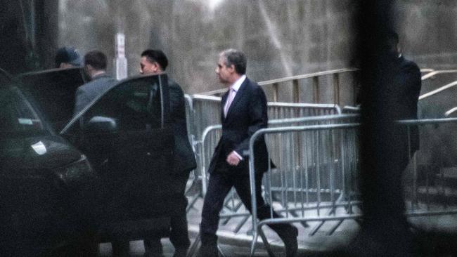 Michael Cohen exits the Criminal Court where former US President Donald Trump is on trial. (Photo by STEPHANIE KEITH / GETTY IMAGES NORTH AMERICA / Getty Images via AFP)
