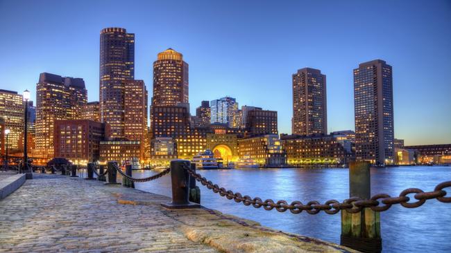 Harbour-walk in Boston, US.