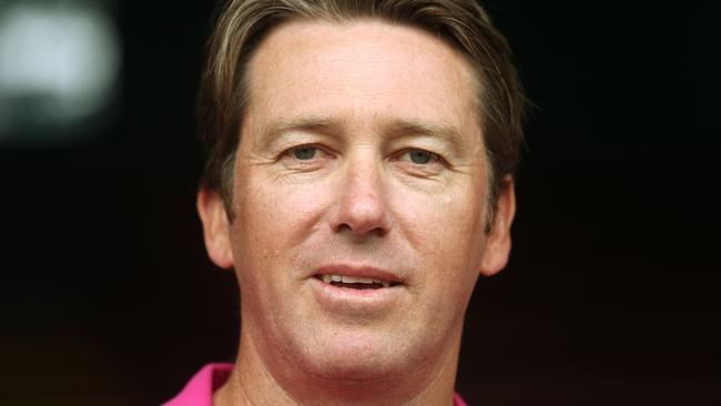 Glenn McGrath says the Aussie bats must take on the spinners to succeed in India. Picture: Janine Eastgate