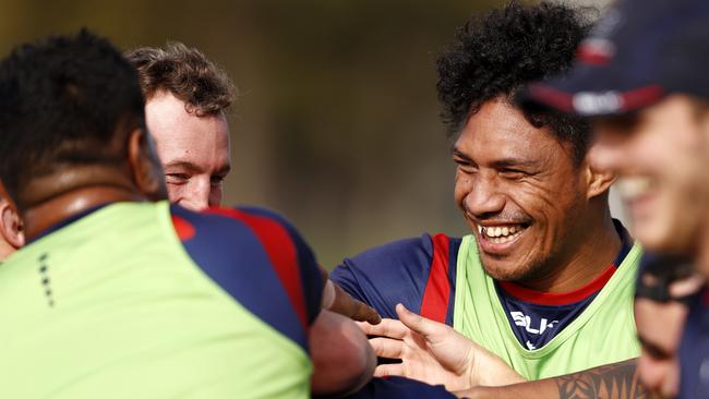 Lopeti Timani (right) plays for La Rochelle in the French league. Picture: AAP