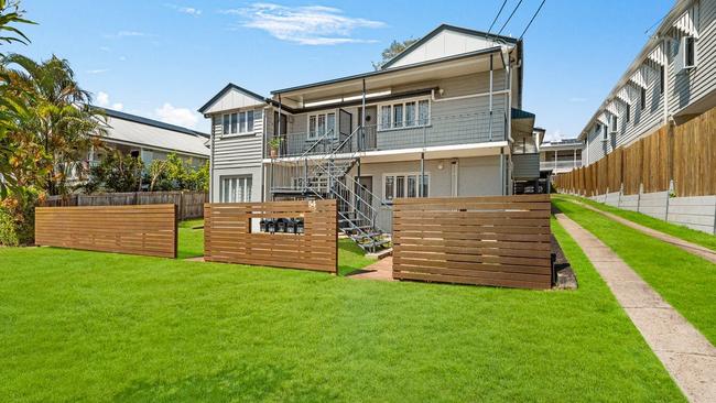 A one-bedroom unit in this house at 3/54 Cramond St, Wilston, is available for rent for $350 a week.