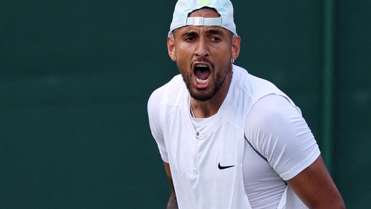 Australia's Nick Kyrgios. Photo by Adrian DENNIS / AFP.