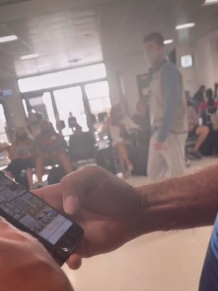 The man had taken five photos and was slammed for his actions. Picture: TikTok/@bailzherb