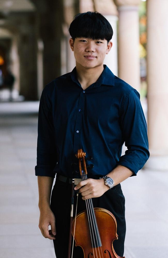 Haydn Li is one of Queensland’s top young musicians. Picture: Contributed