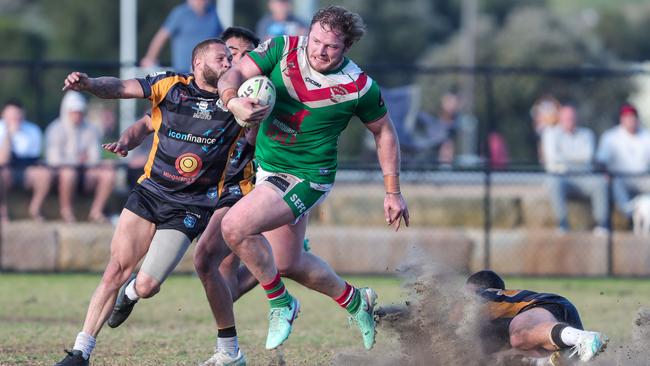 George Burgess and the South Eastern Seagulls took on Matraville for a spot in the Souths Juniors finals. Picture: Adam Wrightson Photography