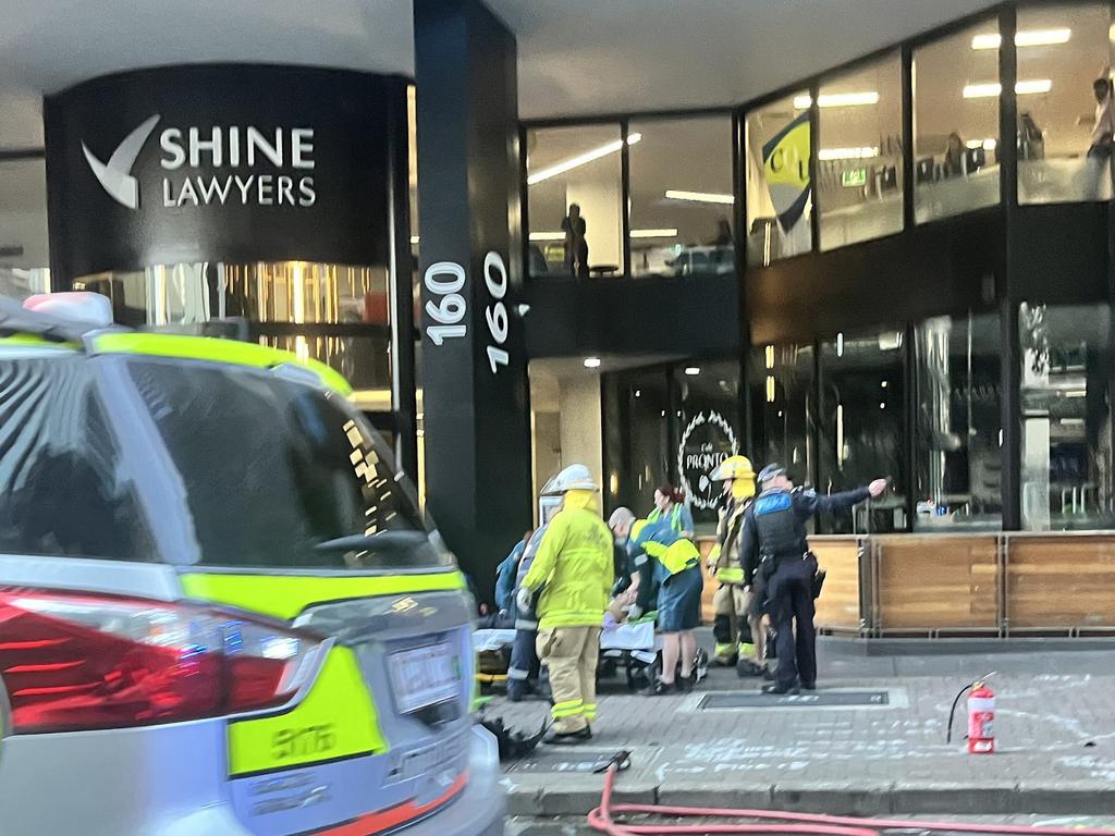 A crash on Ann St, Brisbane.