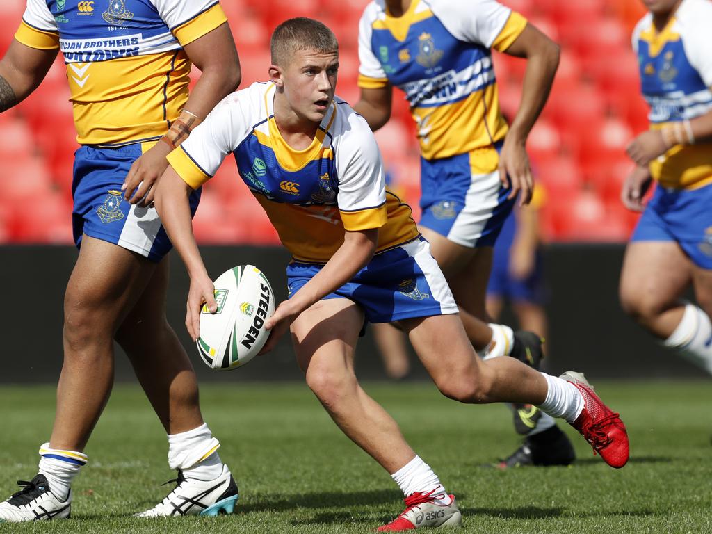 Matthew Arthur is a genuine leader for the Patrician Brothers Blacktown side and has shown an impressive level of talent in the Parramatta junior system. Picture: Jonathan Ng