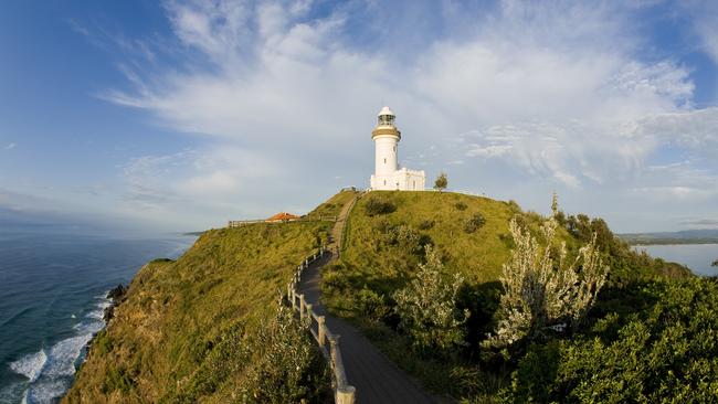 Byron Bay’s iconic Cape Byron Lighthouse. Picture: Getty Images