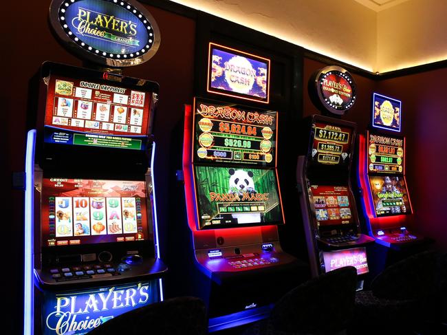 SYDNEY, AUSTRALIA - Newswire Photos November 02, 2022; A general stock view of poker machines at a gaming room at a pub in Sydney as the gambling laws change today. Picture: NCA Newswire / Gaye Gerard