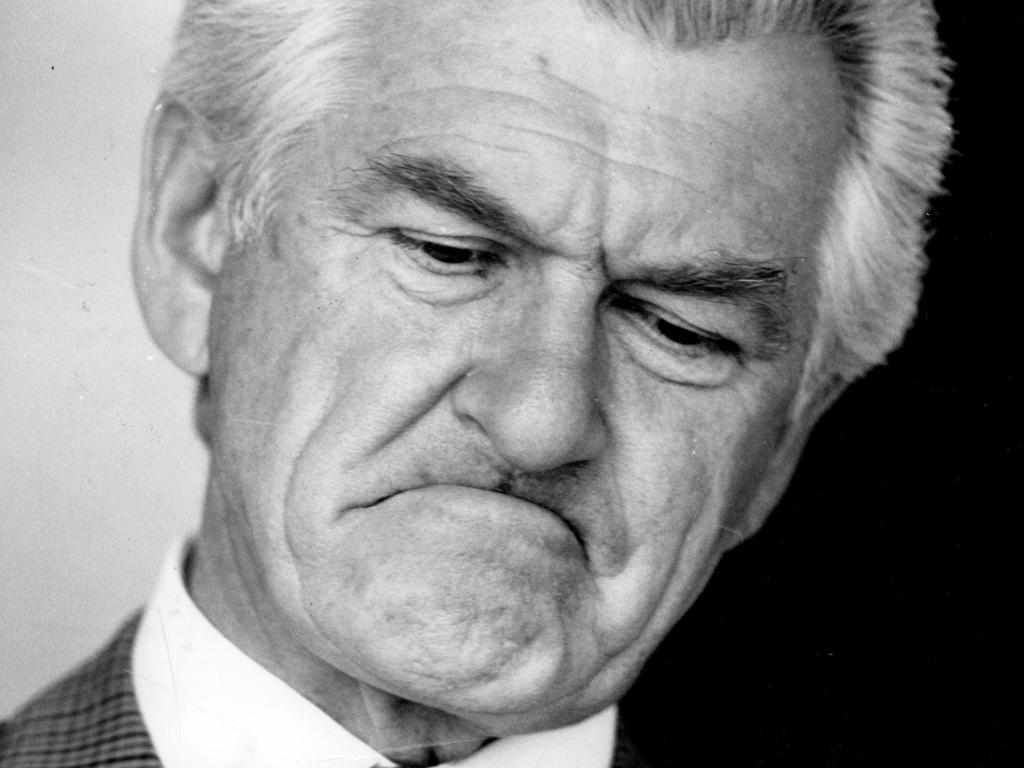 Then Prime Minister Bob Hawke in 1988. Picture: JOHN CASAMENTO