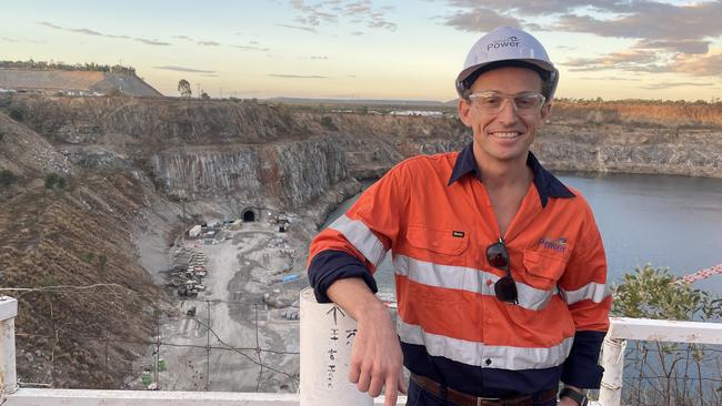 Genex chief financial officer Craig Francis at the Kidston site