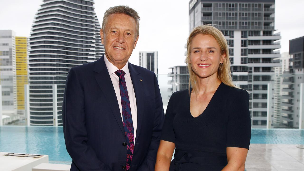 Andrew Bell and Ray White Chief Economist Nerida Conisbee. Picture: Tertius Pickard