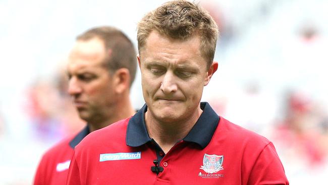 If Melbourne loses to Sydney, it will be the club’s worst start since Mark Neeld was coach.