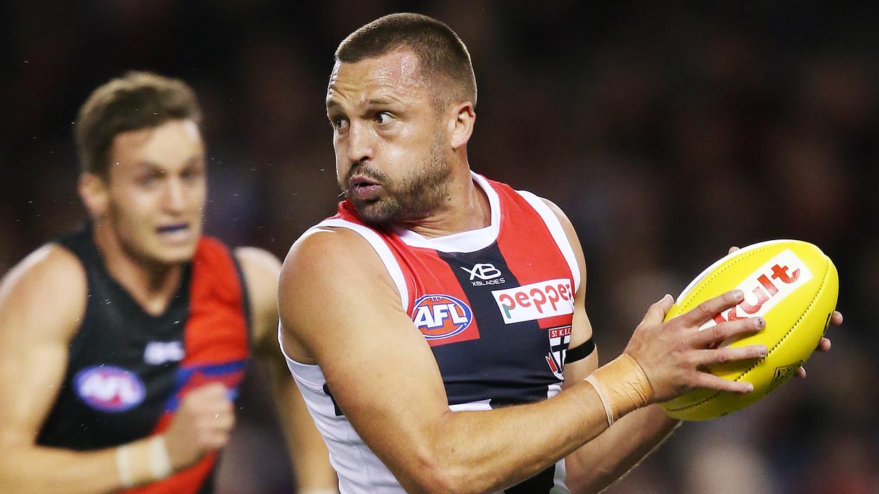 Jarryn Geary has been re-elected as St Kilda's skipper. Photo: Michael Dodge/Getty Images