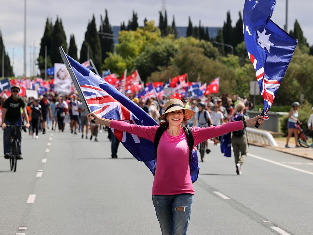 Outspoken Senator Gerard Rennick suggested Scott Morrison pay more attention to the demonstrators. Picture: NCA NewsWire/Gary Ramage