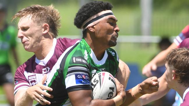 Blackhawks Under-18s (Mal Meninga Cup) vs Mackay Cutters at Jack Manski Oval. Jamal Shibasaki. Picture: Evan Morgan