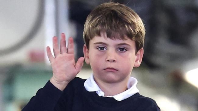 Prince Louis is not entertained. Photo: Chris Jackson/Getty Images