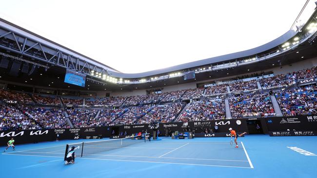 There will be plenty to do and see around Melbourne Park during the Australian Open. Picture: Getty Images