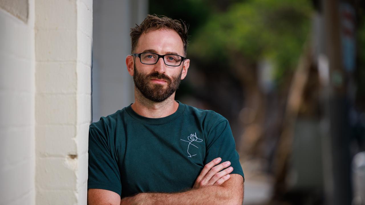 One Minute Remaining podcast host, Jack Laurence. Picture: Justin Lloyd.