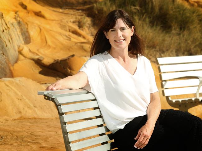 Robertson federal Liberal MP Lucy Wicks at Terrigal Beach. Picture: Annika Enderborg