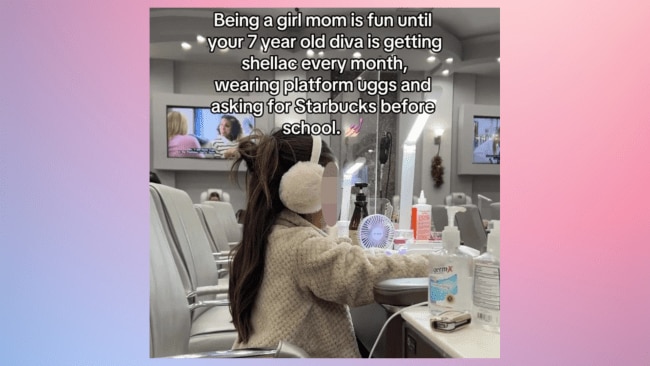 "Being a girl mum is fun until..." Source: TikTok